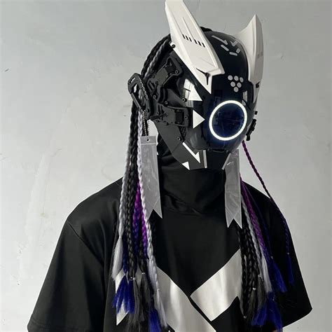 cyberpunk anime cosplay|cyberpunk mask cosplay.